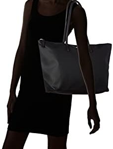 Lacoste womens L.12.12 Tote Shoulder Handbag, Black, 35 x 30 14 cm US