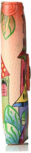 Anna by Anuschka Women's Hand Painted Genuine Leather Ladies Wallet - Village Of Dreams