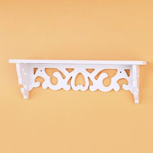 Floating Shelves Wall Mounted, Shelf Display Floating Nesting Wall Decorative Mount Ledge Storage White