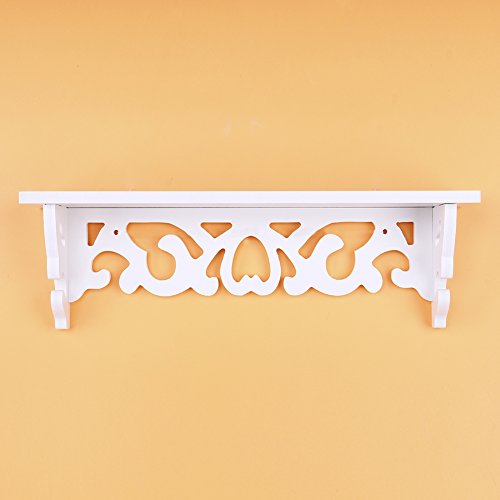 Floating Shelves Wall Mounted, Shelf Display Floating Nesting Wall Decorative Mount Ledge Storage White