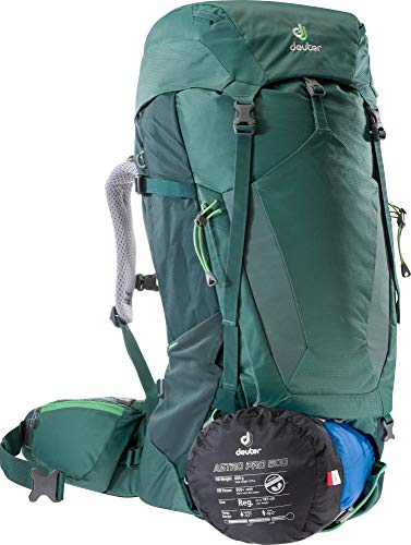 Deuter Futura Vario 45 + 10 SL Women’s Hiking Backpack, Seagreen-Forest, Standard