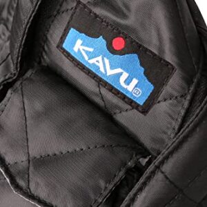 KAVU Original Rope Puff Diamond Quilted Mini Sling Pack - Black