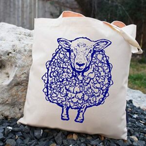 Lexy the Sheep Tote Bag by Pet Studio Art