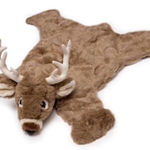 Carstens Plush White Tail Deer Animal Rug, Large