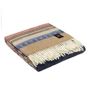 alpaca wool blanket throw cherokee design for bed couch sofa soft warm peruvian alpaca wool blankets 72″ x 60″ (combination 16 (camel 2))