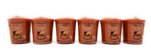 yankee candle lot of 6 cinnamon stick votives
