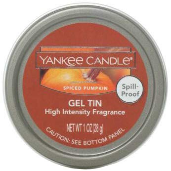 Yankee Candle SPICED PUMPKIN High Intensity Fragrance Gel Tin 1 Ounce