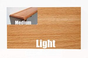 u decor it wood wall shelf solid oak with plate groove (light, 48″ w x 6 3/4″ d x 7 1/2″ h)
