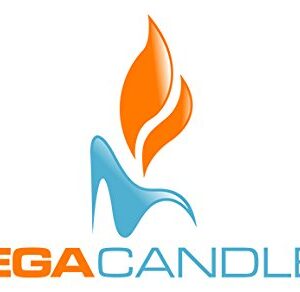 Mega Candles 1 pc Unscented White Square Pillar Candle, Hand Poured Premium Wax Candles 2 Inch x 9 Inch, Home Décor, Wedding Receptions, Baby Showers, Birthdays, Celebrations, Party Favors & More