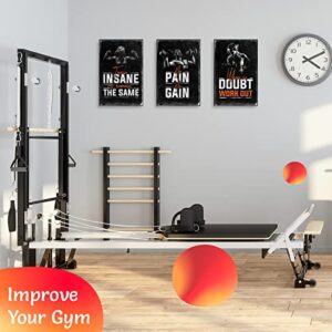 𝐆𝐲𝐦 𝐏𝐨𝐬𝐭𝐞𝐫𝐬 for Home Gym Decor - 4 Set Of 11x17", Motivational Posters for Gym, Workout Posters for Home Gym, Motivational Poster, Fitness Posters, Workout Room Decor, Inspirational Posters, Gym Wall Art