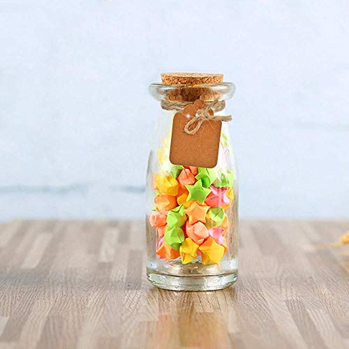 Brajttt 30Pcs Glass Favor Jar With Cork Lids，multifunctional,great decoration（100 ML,3.4OZ）