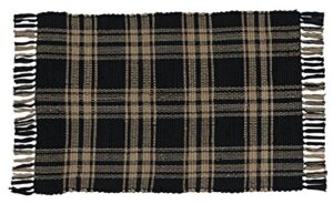 park designs sturbridge rag rug 24x42 black, 24″ x 42″