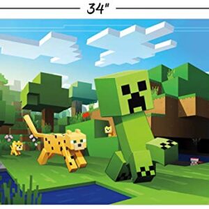 Trends International Minecraft Ocelot Chase Wall Poster 22.375" x 34"