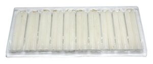 govinda – 4 inch mini ritual chime spell candles – pack of 20 – (4 inch, white)