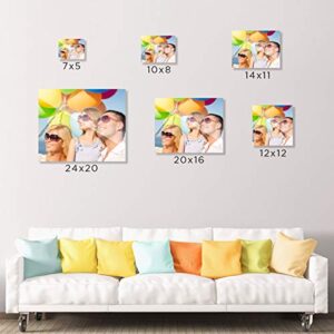 Picture Wall Art Your Photo on Custom Glass 10 x 8 Horizontal Print