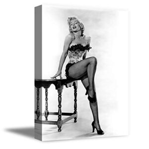 marilyn monroe canvas marilyn monroe bombshell print ready to hang canvas beautiful wall decor 8″ x 12″