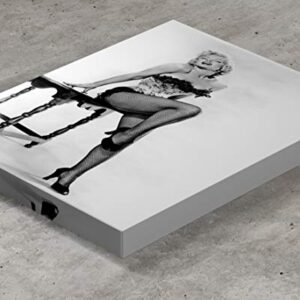 Marilyn Monroe Canvas Marilyn Monroe Bombshell Print Ready to Hang Canvas Beautiful Wall Decor 8" x 12"