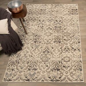 SUPERIOR Designer Tamara Area Rug, 5' x 8', Slate