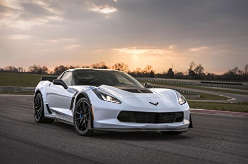 Gifts Delight Laminated 36x24 Poster: Sports Car - 2018 Chevrolet Corvette
