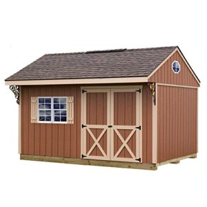 best barns northwood 10 ft. x 14 ft. wood storage shed kit with floor including 4 x 4 runners