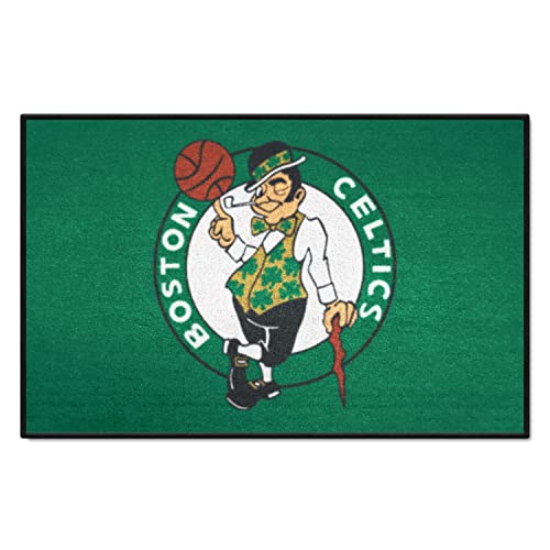 FANMATS 11900 NBA Boston Celtics Nylon Face Starter Rug , 19"x30"