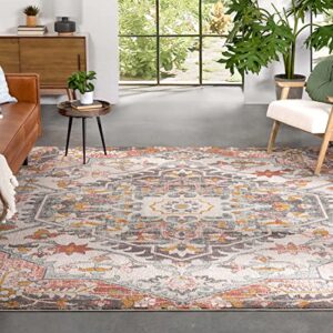 well woven mystic gwendolyn blush bohemian floral 3’11” x 5’3″ distressed area rug