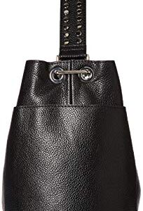 Steve Madden womens Boho Bucket Hobo Bag, Black, One Size US