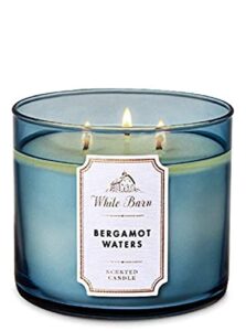 white barn bergamot waters 3-wick scented candle 14.5 oz