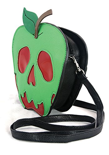 Sleepyville Critters Poisoned Apple Vinyl Crossbody Bag (Green)