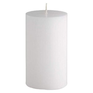 unscented all natural pure organic vegan dye free soy wax 2 inches x 3.8 inches pillar candle