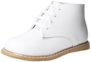 baby deer high top leather first walker (infant/toddler),white,3 m us infant