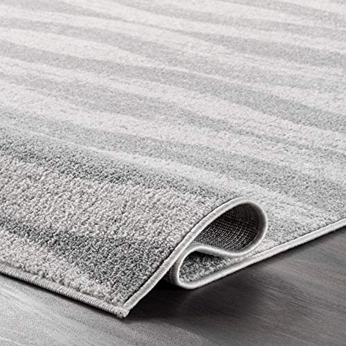 nuLOOM Tristan Contemporary Waves Area Rug, 5' x 8', Grey