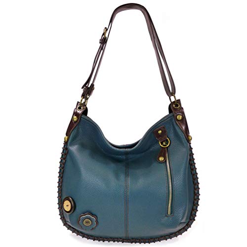 CHALA Crossbody Handbag, Casual Style, Soft, Shoulder or Crossbody with Adjustable Strap - Navy Blue (Rabbit)