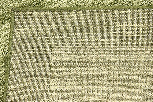 Unique Loom Del Mar Collection Area Rug-Transitional Inspired with Modern Contemporary Design, 3' 3 x 5' 3 Rectangular, Light Green/Beige