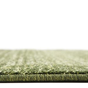 Unique Loom Del Mar Collection Area Rug-Transitional Inspired with Modern Contemporary Design, 3' 3 x 5' 3 Rectangular, Light Green/Beige