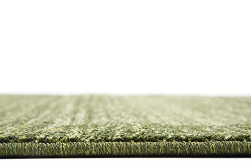 Unique Loom Del Mar Collection Area Rug-Transitional Inspired with Modern Contemporary Design, 3' 3 x 5' 3 Rectangular, Light Green/Beige