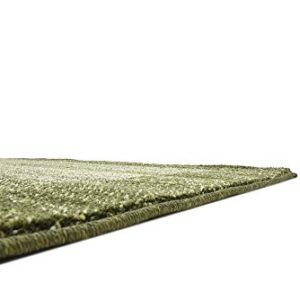 Unique Loom Del Mar Collection Area Rug-Transitional Inspired with Modern Contemporary Design, 3' 3 x 5' 3 Rectangular, Light Green/Beige