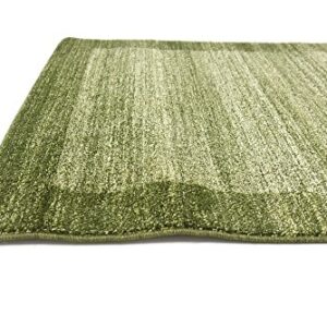 Unique Loom Del Mar Collection Area Rug-Transitional Inspired with Modern Contemporary Design, 3' 3 x 5' 3 Rectangular, Light Green/Beige