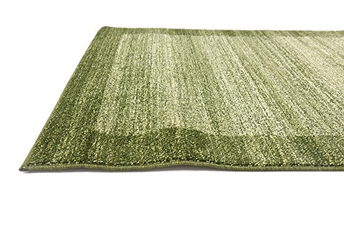 Unique Loom Del Mar Collection Area Rug-Transitional Inspired with Modern Contemporary Design, 3' 3 x 5' 3 Rectangular, Light Green/Beige