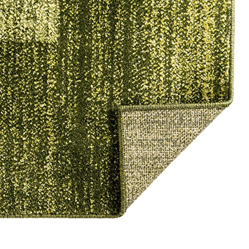 Unique Loom Del Mar Collection Area Rug-Transitional Inspired with Modern Contemporary Design, 3' 3 x 5' 3 Rectangular, Light Green/Beige