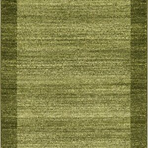 Unique Loom Del Mar Collection Area Rug-Transitional Inspired with Modern Contemporary Design, 3' 3 x 5' 3 Rectangular, Light Green/Beige