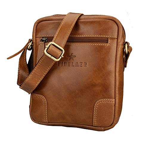 FINELAER Leather Sling Crossbody Bags For Women