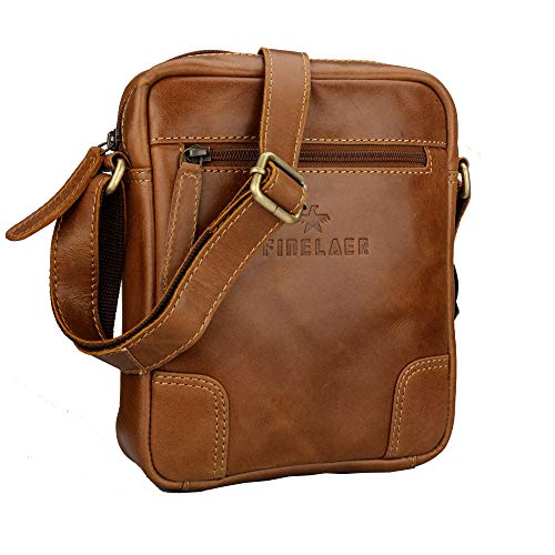 FINELAER Leather Sling Crossbody Bags For Women