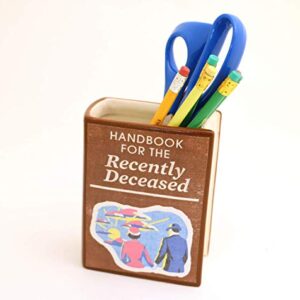 Handbook for the Recently Deceased, Beetlejuice Pencil Holder, Book Vase