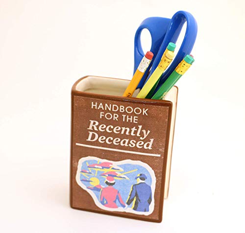 Handbook for the Recently Deceased, Beetlejuice Pencil Holder, Book Vase