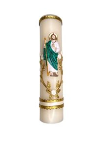 saint jude handmade candle cirio de san judas tadeo hecho a mano