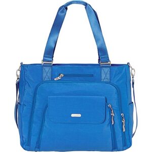 baggallini womens rfid integrity tote, azure blue, one size us