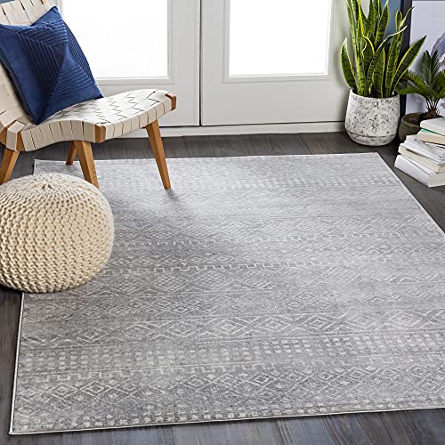 Artistic Weavers Amalie Area Rug 7'10" x 10', 7 ft 10 in x 10 ft, Medium Gray