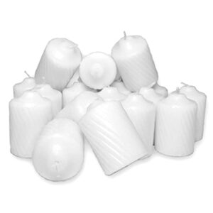 General Wax Votive Candle ScntFrLn 15hr White 20pc