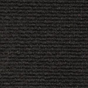 House, Home and More Indoor Outdoor Carpet with Rubber Marine Backing - Black - 6 Feet x 10 Feet